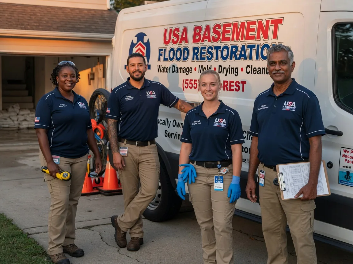Basement Flood Cleanup company in New Summerfield, TX